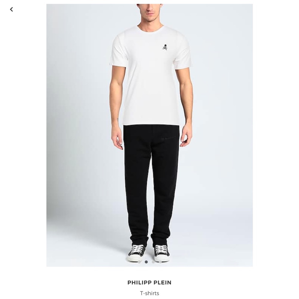 NEW Philipp Plein White Luxury Cotton Tee